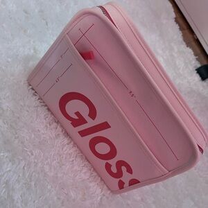 Glossier Pink Makeup Bag